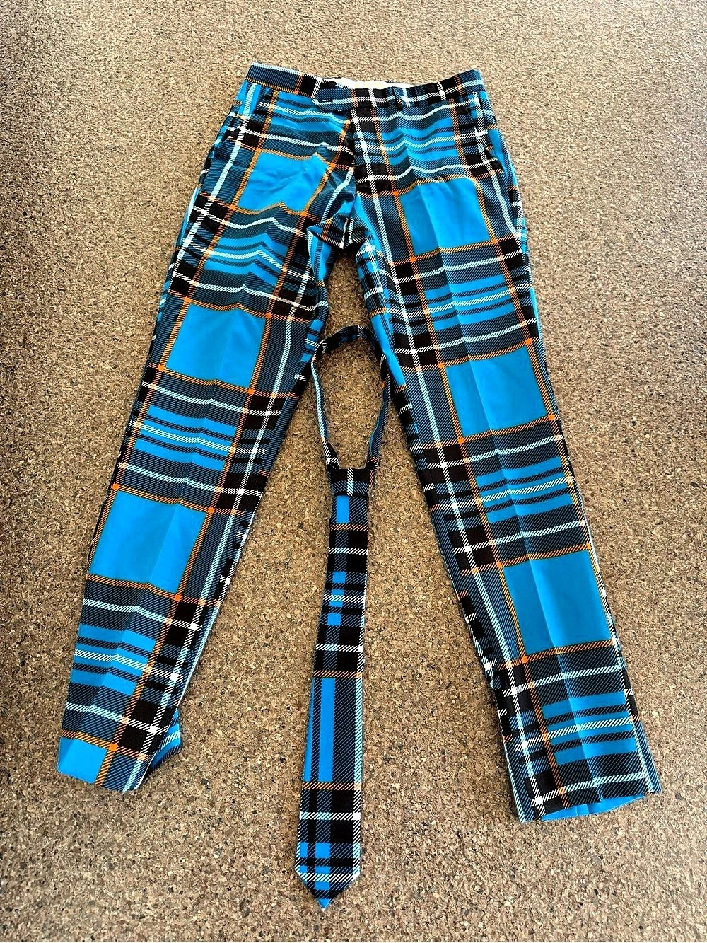 Opposuits The Original Plaid Suit Pants in Blue & Black EU 48/UK 38/US 38